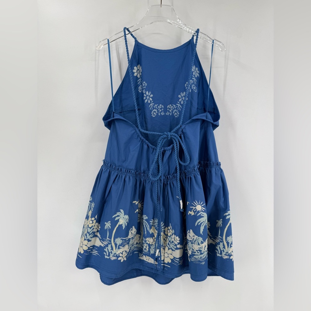 Free People
Women's Blue Deserted Island Mini Dress size‎ large NWT - Picture 4 of 6